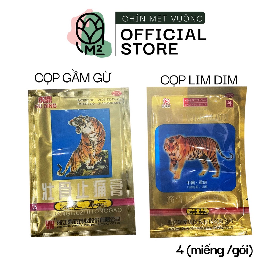 CAO DÁN CON CỌP làm giảm đau ,tăng cường lưu thông tuần hoàn máu - Phổ biến nhất Thái Lan