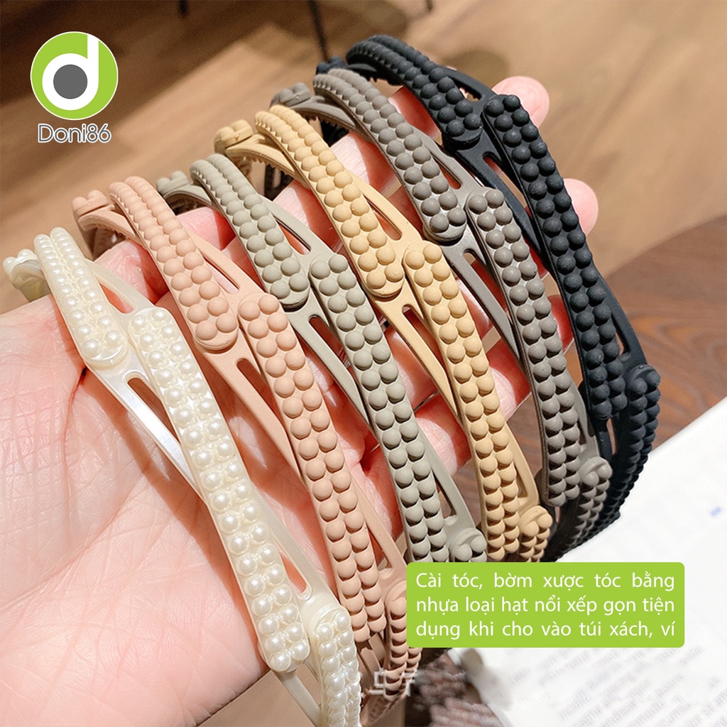 Cài tóc gấp gọn tiện dụng, màu sắc đa dạng, bền bỉ, không gây rụng tóc - Doni - DOPK312