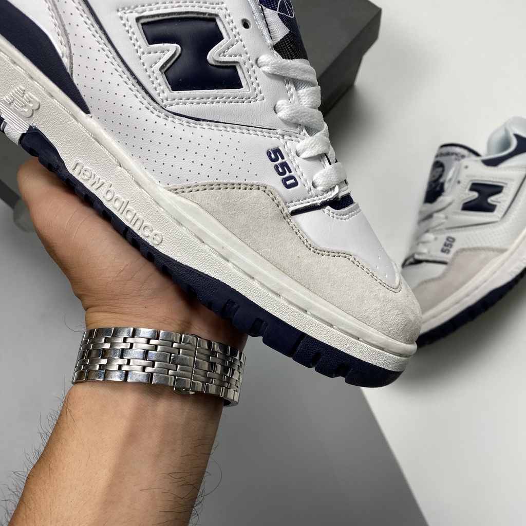 Giày New Balance 550 Navy  - Hype Sneaker | Phiên bản high quality.