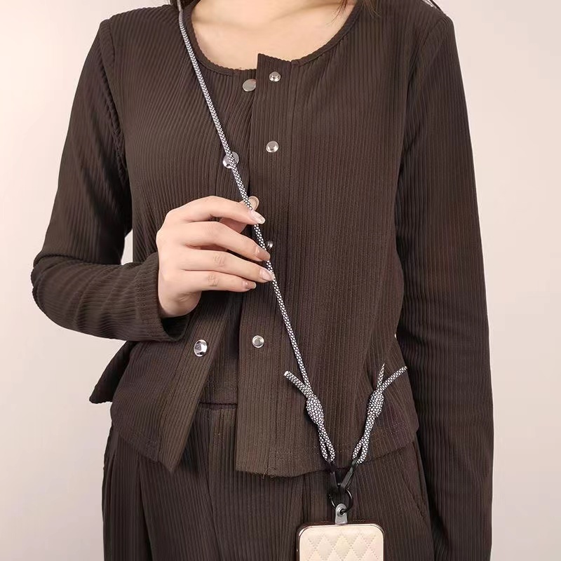 Dây Đeo Chéo Dài Nhiều Màu Có Móc Chống Thất Lạc Cho Điện Thoại