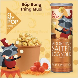 Snack bắp rang omypop vị trứng muối 70gr