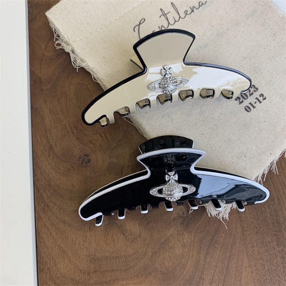 Kẹp Tóc Hình Cá Mập / Hành Tinh Axit Acetic 15H Sáng Tạo Thanh Lịch Dành Cho Bạn Nữ