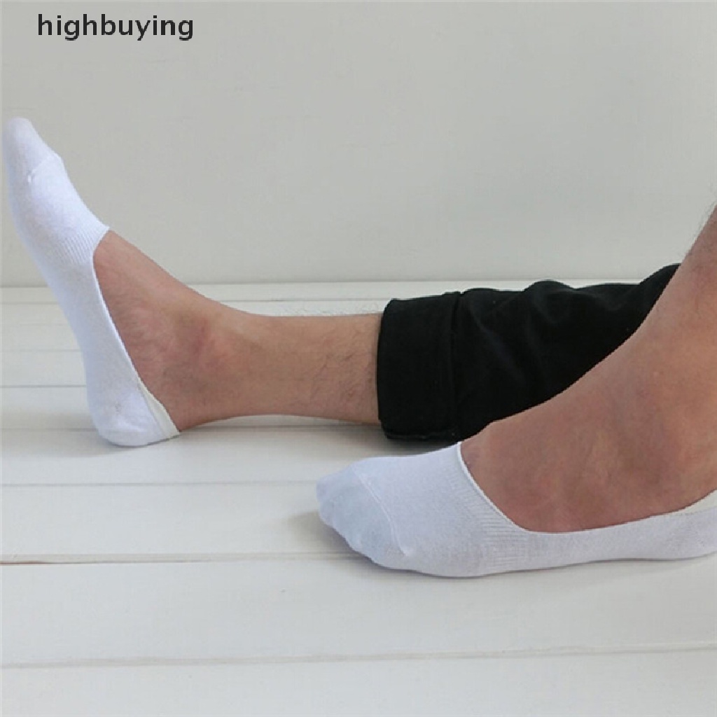 1 Đôi Tất Chân Cotton Cổ Thấp Mềm Mại Chống Trượt Cho Nam Nữ