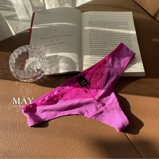 Quần lót Thong cotton ultra soft Lasenza xuất cạp thấp - Quần lọt khe siêu mềm cao cấp