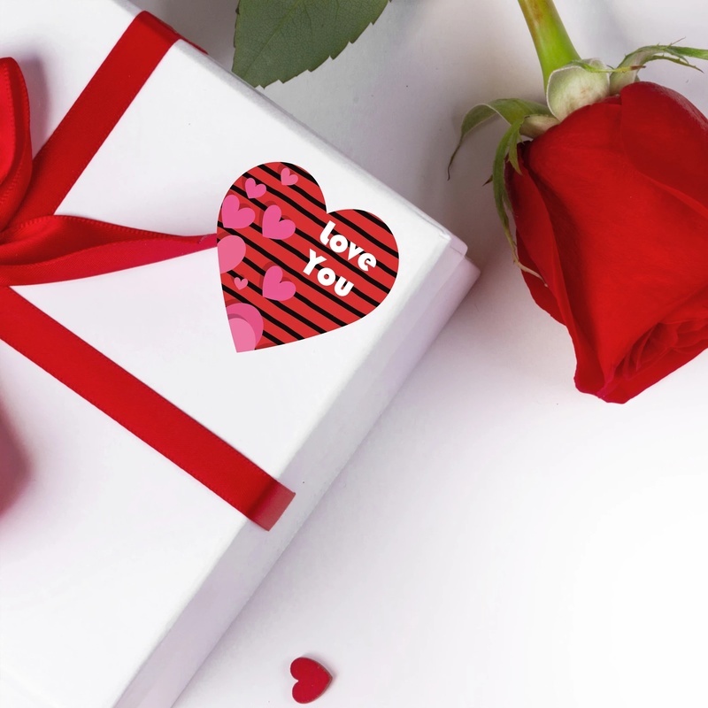 Cuộn 500 Nhãn Dán Trang Trí Nhật Ký / Đồ Ăn Tráng Miệng DIY