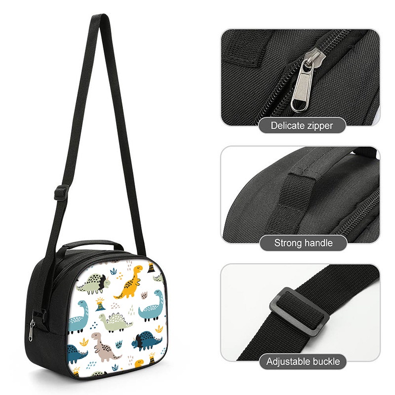 Blackpink Túi Đựng Hộp Cơm Trưa Cách Nhiệt In Hình Hoạt Hình Cho Bé