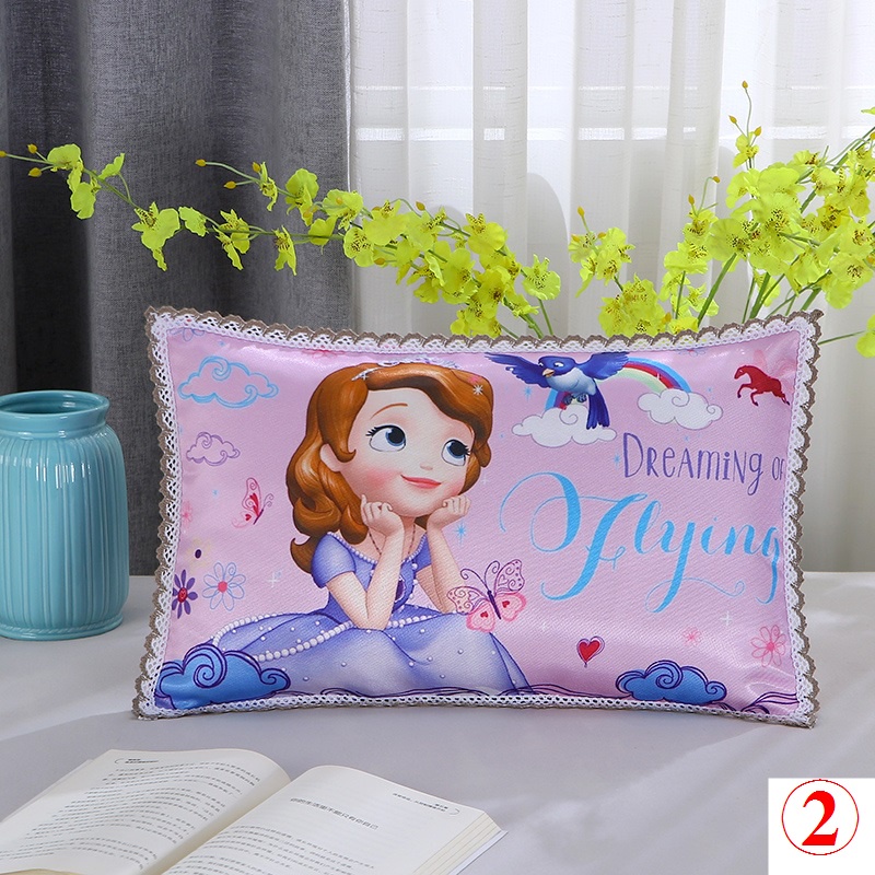 Gối Hạt Cassia Nhỏ Bằng Lụa Lạnh Hình Vỏ Sò Chống Bức Xạ Mát Mẻ Cho Bé