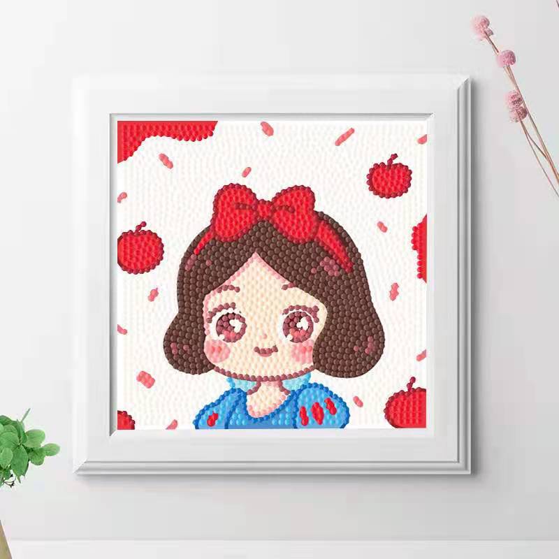 tranh đính đá hoạt hình Bộ Dụng Cụ Làm Tranh Đính Đá 3d tranh đính đá 5d Họa Tiết Hoạt Hình Động Vật Độc Đáo DIY Dùng Trang Trí Nhà Cửa