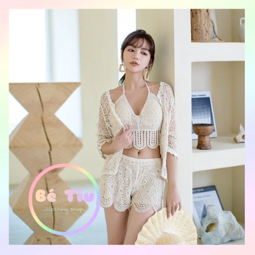 Set Ren Bikini Thời Trang Nữ Đanh Cho Các Nàng Diện Đi Biển (14) | Bé Tiu Clothing