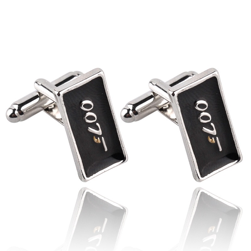 Cặp khuy măng sét EFAN họa tiết 007 thời trang dành cho áo sơ mi nam