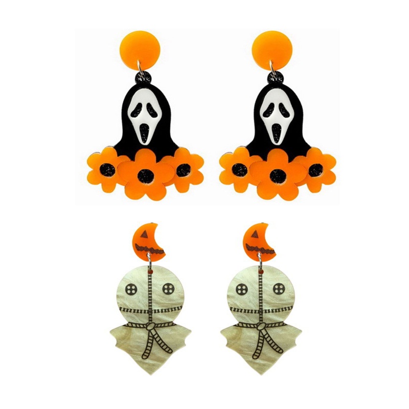 Bông Tai Hình Búp Bê Ma Dễ Thương Cho Nữ