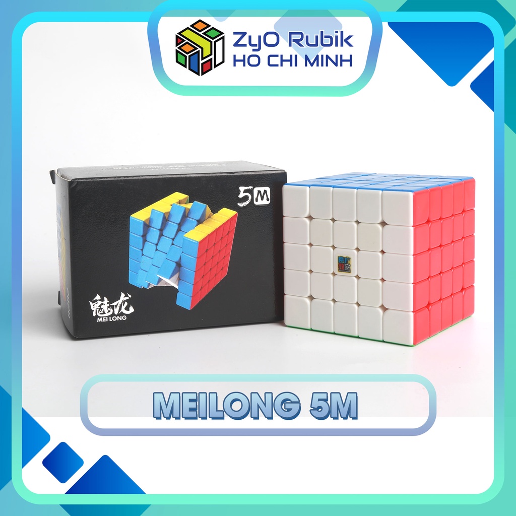 Rubik 5x5 Meilong 5M Stickerless - Đồ chơi trí tuệ - Zyo Rubik Hồ Chí Minh