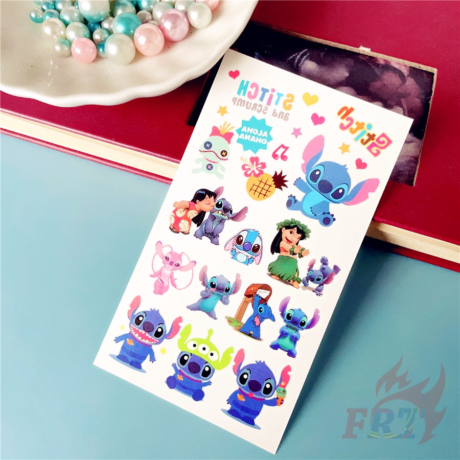 ❣️1 Tấm Hình Xăm Dán Hình Lilo & Stitch❣️ Hình Xăm Dán Chống Nước Hình Thiên Thần