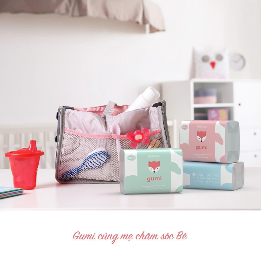 Khăn giấy ăn Momo/Gumi siêu tiết kiệm