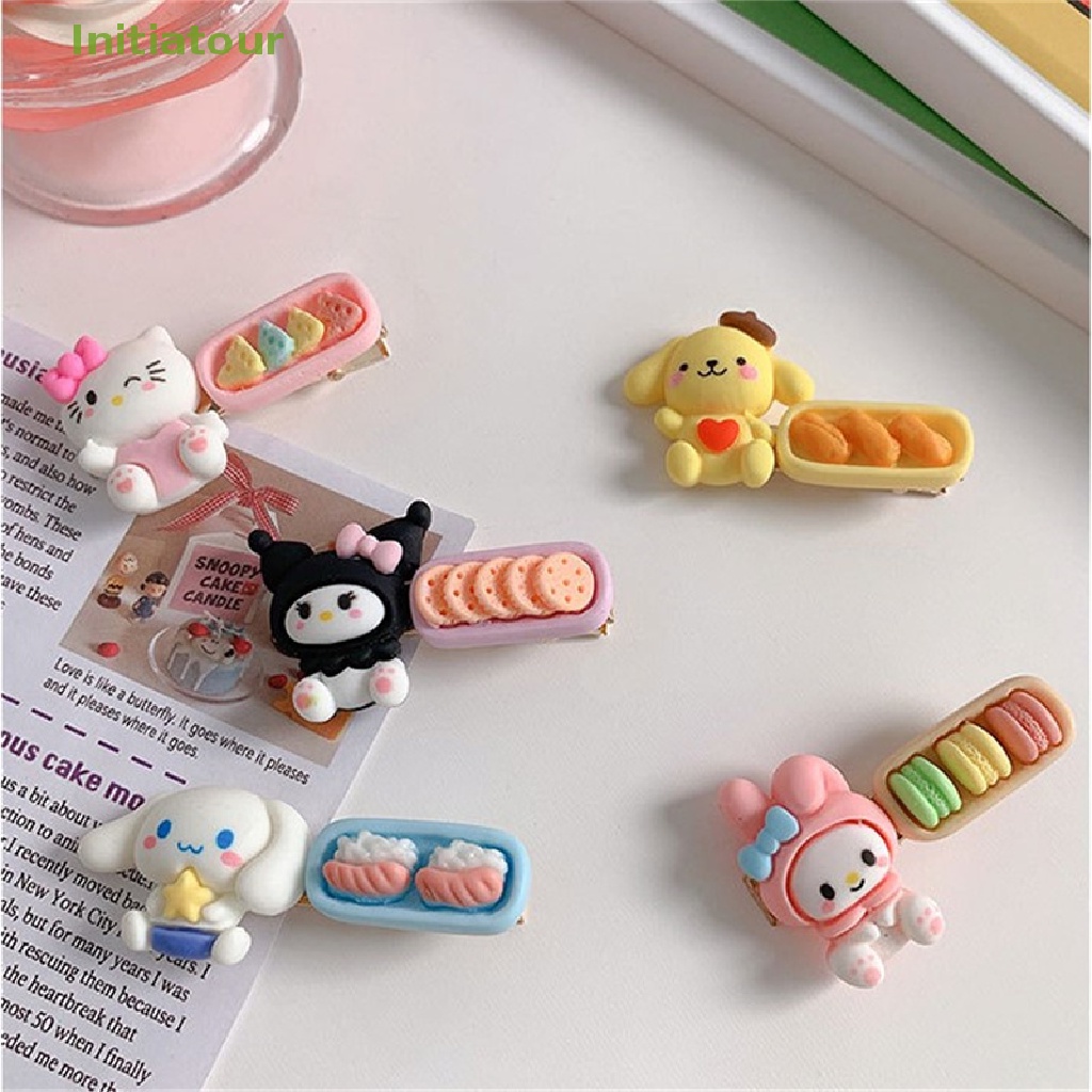 Set 2 Kẹp Tóc Mái Hình Thú Hoạt Hình Dễ Thương Thời Trang Cho Bé Gái