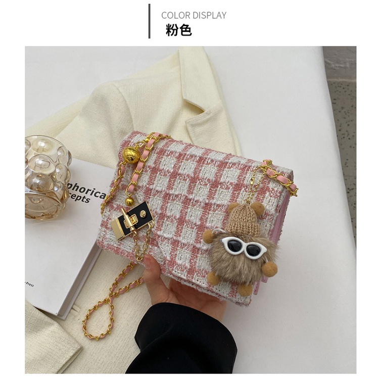 Túi Đeo JASMIN NOIR Chéo Vai Bằng Len Thời Trang Sành Điệu Cho Nữ