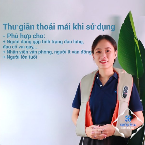 Máy đấm lưng cổ vai gáy,máy massage lưng cổ,với mô phỏng thao tác đấm lưng như người thật
