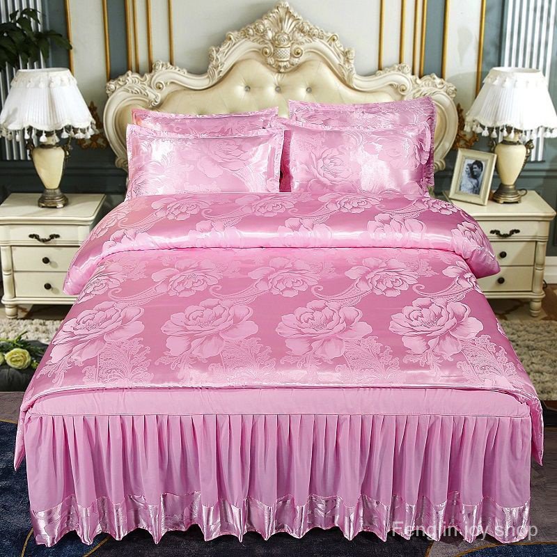 Bộ Chăn Ga Và Vỏ Gối Phong Cách Châu Âu Cho Giường Đơn / Đôi 1.8m 2m