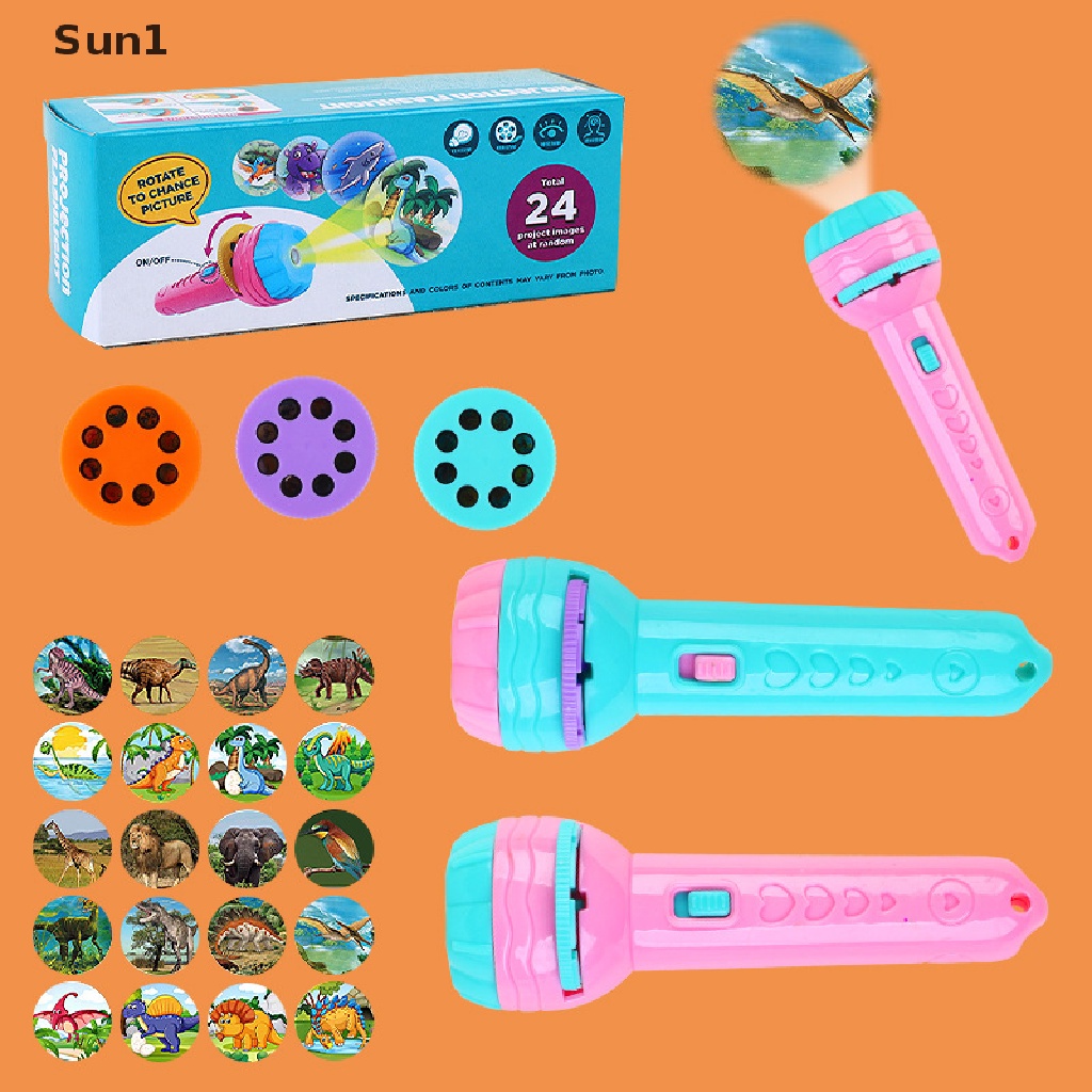 Sun1 > Đồ Chơi Đèn Pin Chiếu Họa Tiết Động Vật Hoạt Hình Phát Sáng Giáo Dục Sớm Cho Trẻ Mẫu Giáo