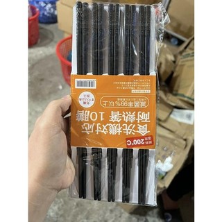 Set 10 đôi đũa kháng khuẩn Nhật Bản , Đũa chống nấm mốc chống trơn trượt