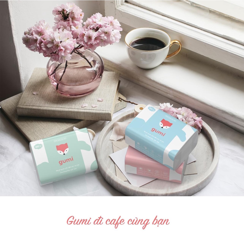 Khăn giấy ăn Momo/Gumi siêu tiết kiệm