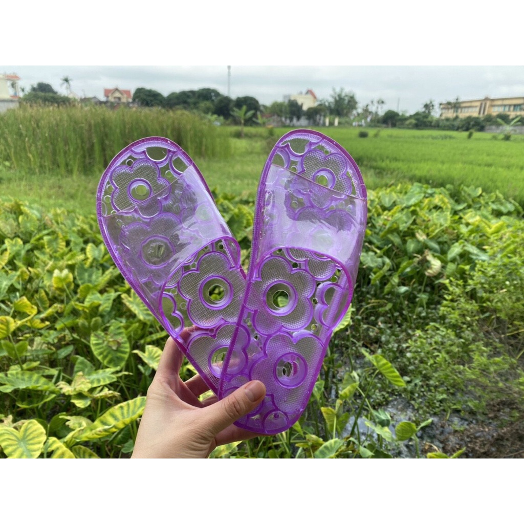 Dép đi trong nhà - dép Sline có lỗ thoát nước chống trơn trượt