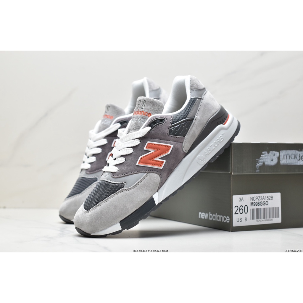 Mới Giày Thể Thao New Balance NB998 M998GGO 39.5-44 Phong Cách Retro