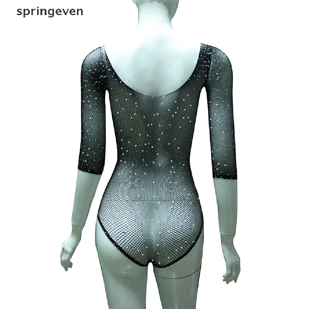 Bộ Đồ Bơi Liền Thân Phối Ren Lưới Đính Đá Gợi Cảm Cho Nữ