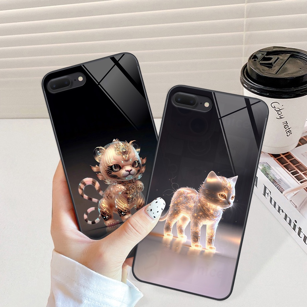 Ốp kính Iphone 7 / 7 PLUS / 8 / 8 PLUS hình 12 con giáp cute dễ thương đẹp lung linh