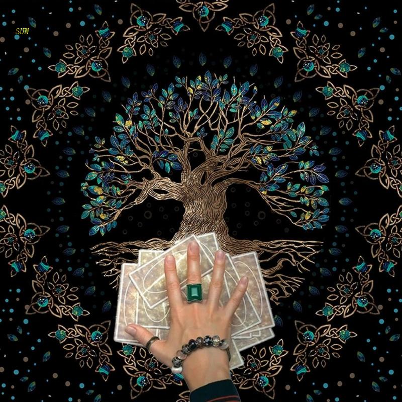 Tấm Vải Nhung Bọc Bàn Chơi Bài Tarot Chuyên Dụng