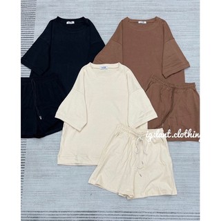 S set bộ thể thao trơn 3158