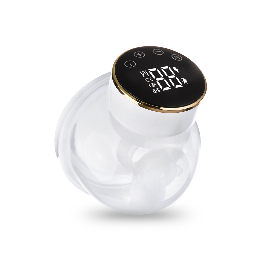 Máy Hút Sữa Di Động Bằng Điện 24mm Rảnh Tay Siêu Êm 3 Chế Độ & 9 Cấp Độ 180ML Với Pin Màn Hình LED Tích Hợp 12]
