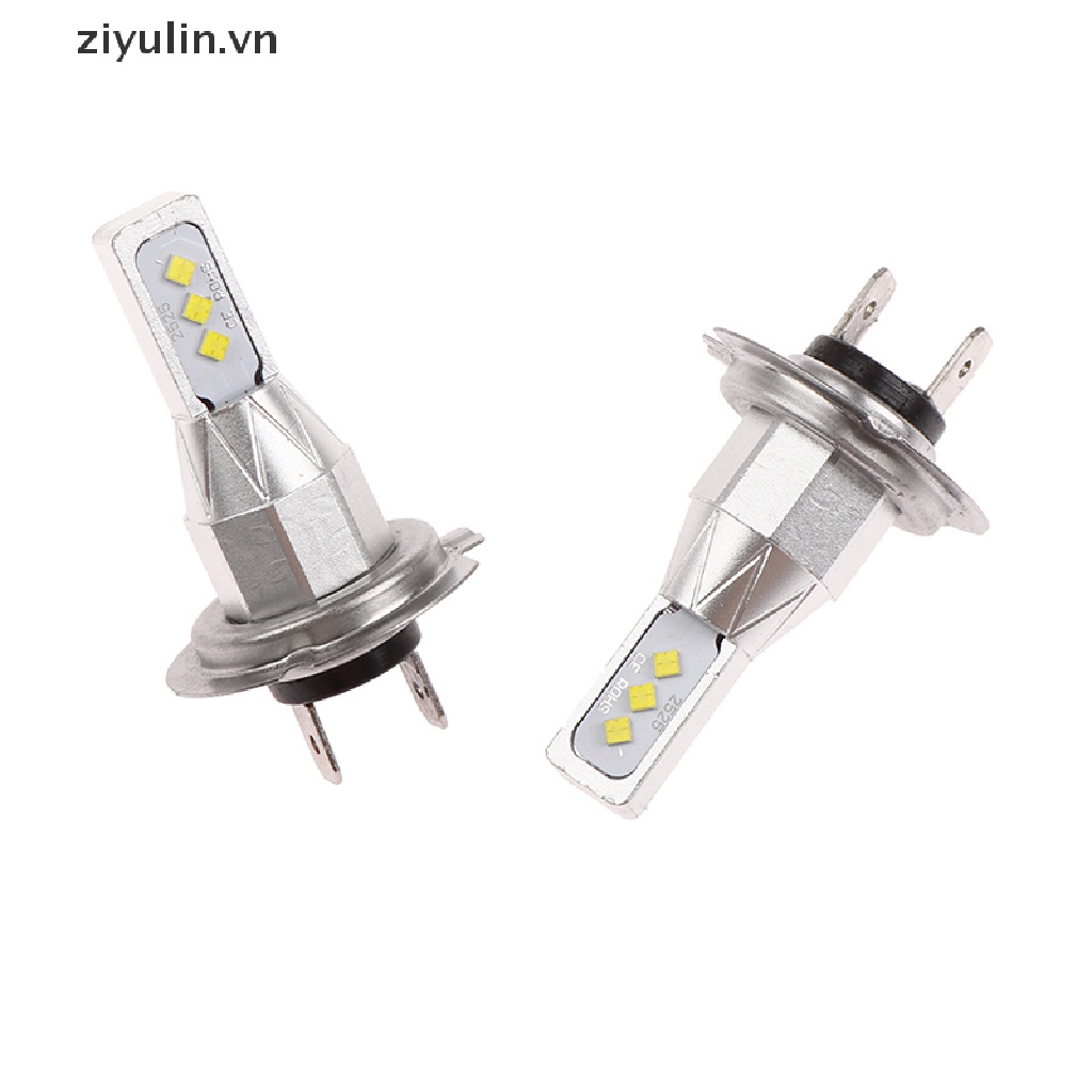 1 Bóng Đèn LED H7 24V 12V 80W Ánh Sáng Trắng Cao Cấp Cho Ô Tô