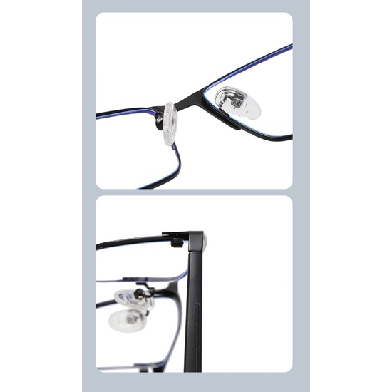 Mắt Kính Gọng Titan Chống Ánh Sáng Xanh Phong Cách Doanh Nhân Thời Trang Cho Nam