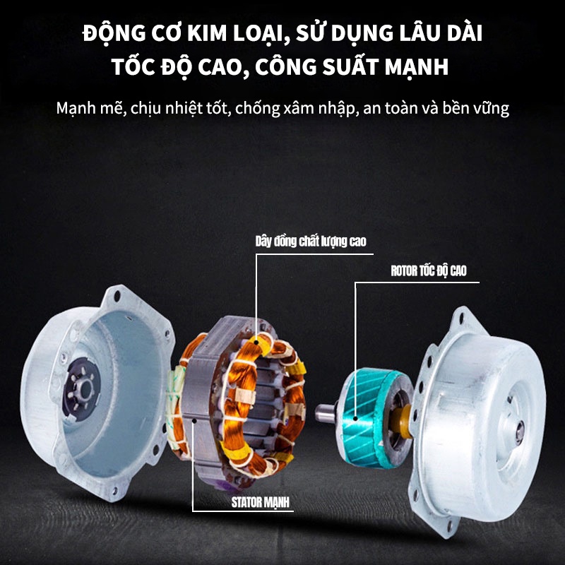 Quạt thông gió âm tường - Không màn che - 3 kích thước cánh 8/10/12 inch | BigBuy360 - bigbuy360.vn