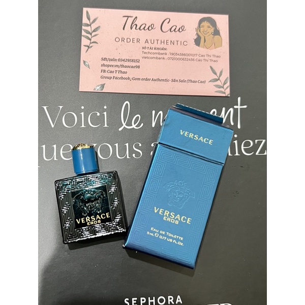 NƯỚC HOA VERSACE EROS FOR MEN 5ML EDT