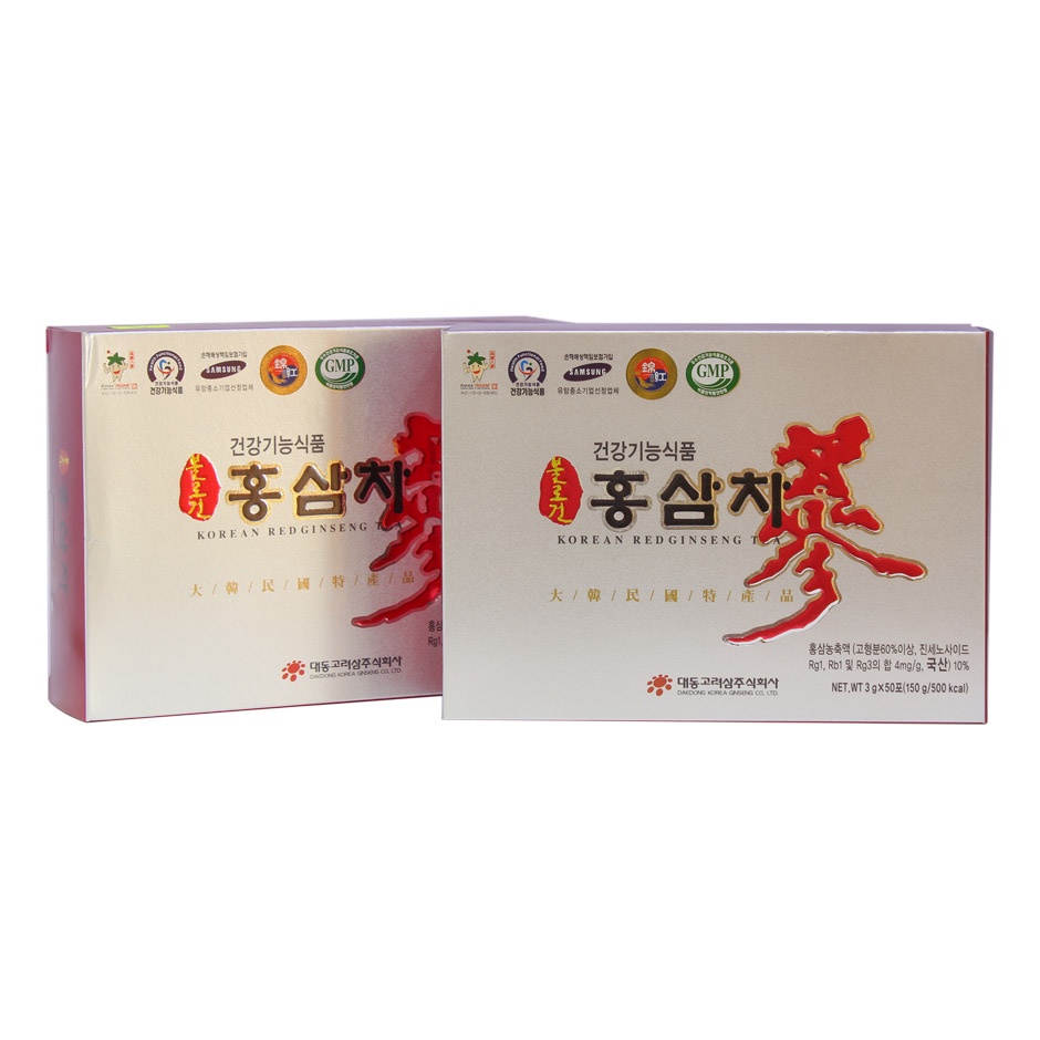  Trà Hồng Sâm DAEDONG GINSENG Hàn Quốc Hộp Nhỏ 50 Gói x 3gr Dạng Cốm Hòa Tan