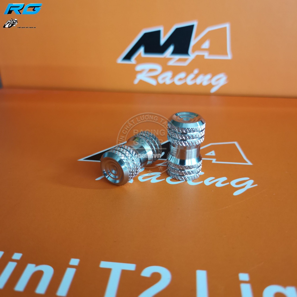 Chụp Van Vòi Salaya Chất Liệu Inox Không Xuống Màu Gắn Cho Mọi Loại Xe (Giá 1 Cặp )