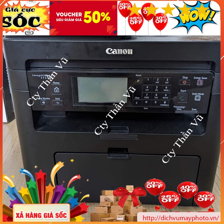 Máy in cũ đa năng Canon 236N hàng like new in mạng lan photocopy scan đầy đủ đảm bảo INECO