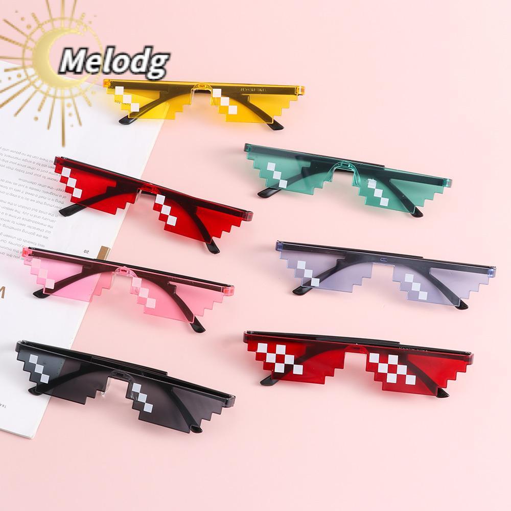 Kính Mát Kiểu Robot Hóa Trang Game Thủ Mặt Trăng Pixelateds1 Độc Đáo