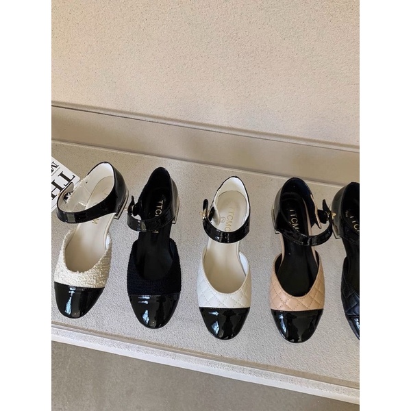 Giày búp bê quai đan nội địa Trung xinh xắn