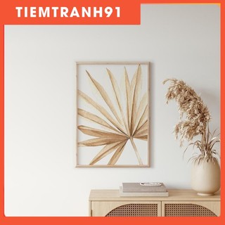 Tranh treo tường | Tranh màu nước - Dried Palm Leaf Print, Tropical Decor Plant, Botanical