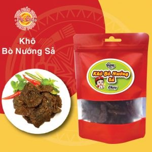 Khô bò nướng sả chay âu lạc 50g