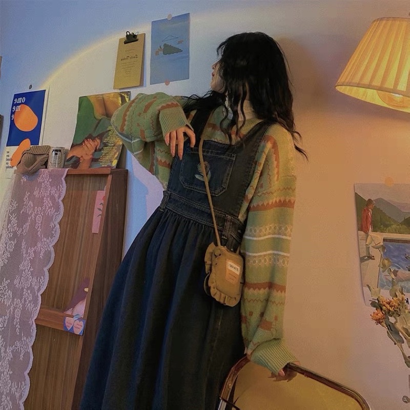 Váy yếm jeans bigsize ulzzang ORDER