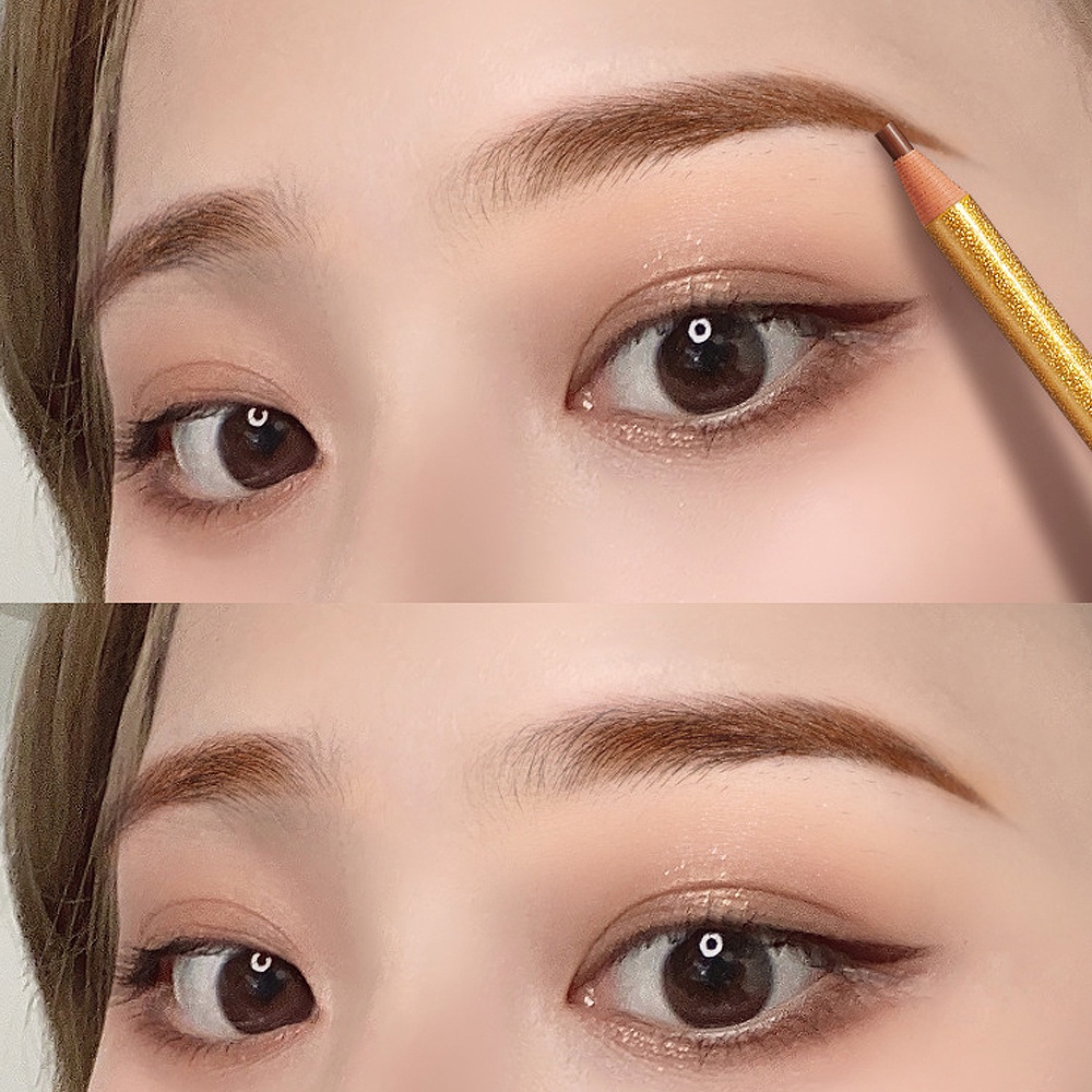 Bút Chì Kẻ Lông Mày Hengsi 5 Màu Tùy Chọn Chống Nước Chống Mồ Hôi Lâu Trôi