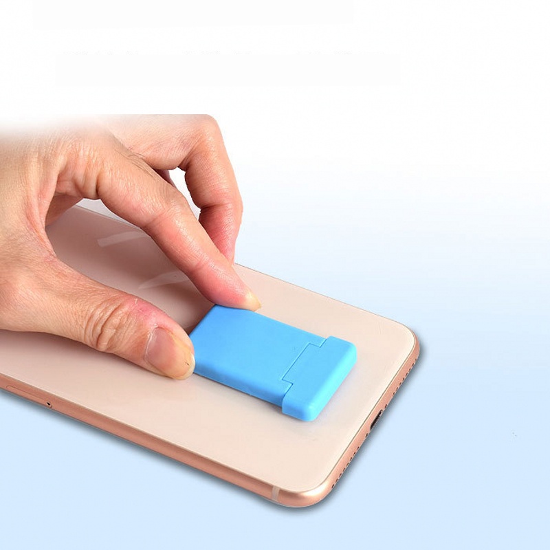 1 Giá Đỡ Điện Thoại Mini Để Bàn Bằng Nhựa Màu Kẹo Ngọt Có Thể Thu Gọn