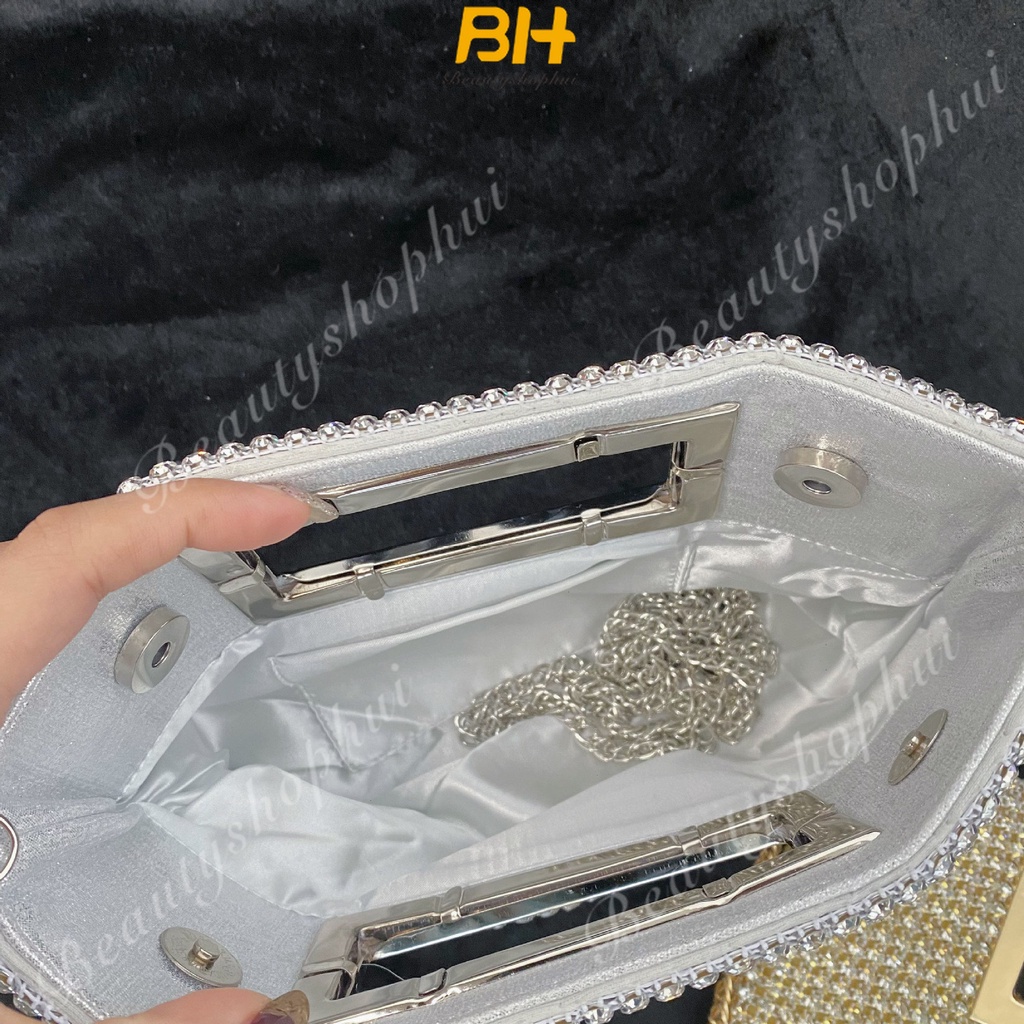 Túi Xách Đeo Chéo Đính Đá Thời Trang Dành Cho Nữ