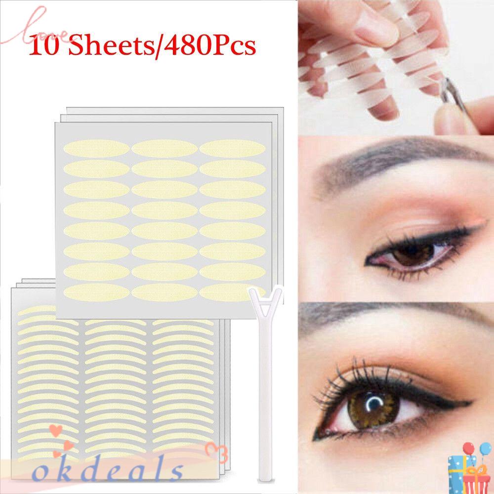 Bộ 480 Miếng Dán Kích Mí Vô Hình Hai Mặt Thoáng Khí Cho Nữ