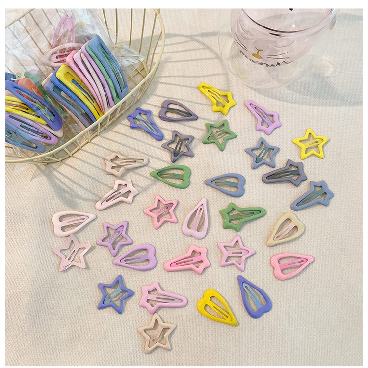 10 mảnh đầy màu sắc dễ thương trẻ em bangs kẹp tóc cô gái bb kẹp tóc