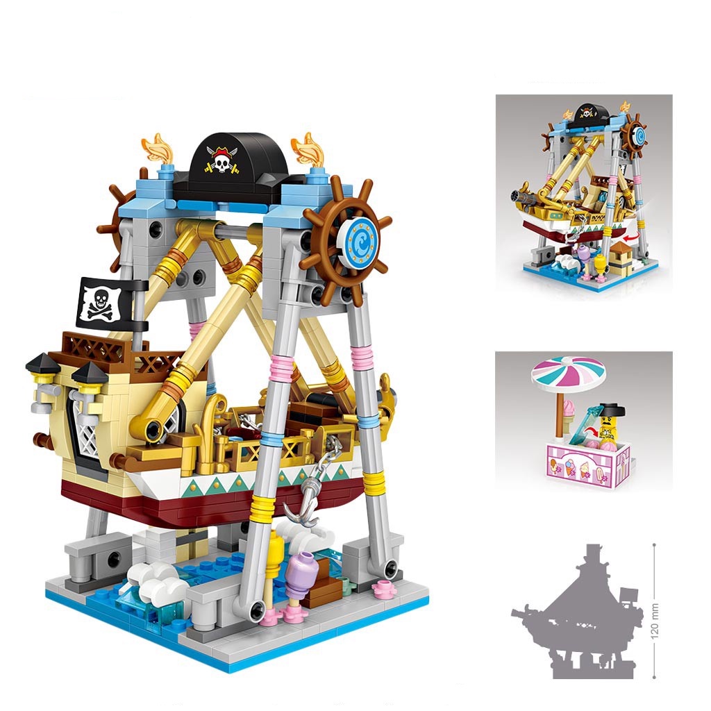 Mô hình lắp ráp Bộ Đồ Chơi Mini Dạng Xoay Công Viên Giải Nén Công Viên Cho Trẻ Em